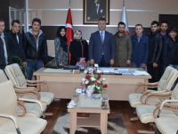 Gençlik kollarından Başkan Topaloğluna ziyaret