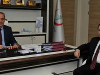 Başkan Şahin'den, Başhekim Kılınç'a hayırlı olsun ziyareti