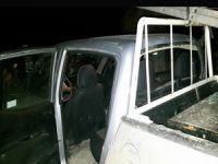 Polis aracına roketatar