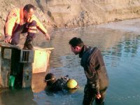 İş makinesı ile nehre düşen şahıs hayatını kaybetti