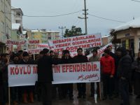 Köylüler Dede mirası için yürüdü