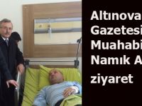 Meslektaşlarını hastanede ziyaret ettiler