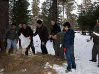 Doğaya Karaca ve Geyikler için yem bırakıldı