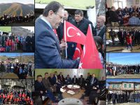 ÜÇ MAHALLE BETON YOLA KAVUŞTU