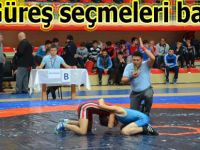 Samsun Yıldız Erkekler ve Kızlar Güreş seçmeleri Bafra'da Başladı