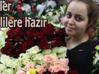 Çiçekler ve Çiçekçiler sevgililer gününe hazır