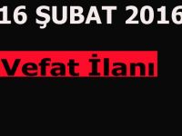 Bafra'da bugün aramızdan ayrılanlar