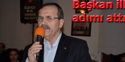 Başkan Şahin ilk adımı attı
