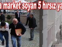 Bafra'da Market fareleri yakalandı