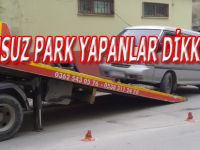 Araçlarını uygunsuz park edenler Dikkat