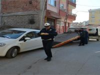 Bafra'da yanlış parklara ceza kesildi