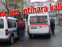 Bafra`da genç kız intihar etmek istedi