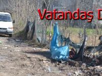 Yıllardır olduğu gibi bırakılan yol vatandaşı bezdirdi