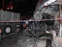 Tır dehşet saçtı