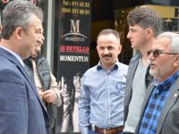 Başkan Topaloğlu Esnaf Ziyaretlerini Sürdürüyor