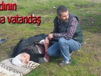 Bafra'da Yere düşen yaşlı kadının imdadına vatandaş yetişti