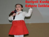 Suriyeli Kızdan ezbere İstiklal Marşı