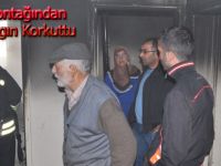 ENGİZ MAHALLESİNDE ELEKTİRİK KONTAĞINDAN YANGIN ÇIKTI