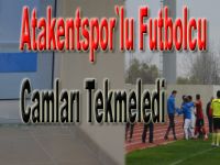 Futbolcu sinirini camdan çıkardı