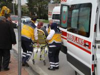 OTOMOBİLİN ÇARPTIĞI YAYA YARALANDI