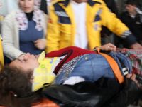 Öğrenci servisi takla attı: 9 yaralı