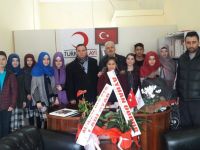 Alaçam Karşıyaka İmam Hatip Ortaokul öğrencilerinden Kızılay'a ziyaret