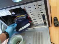 Bilgisayar kasasından uyuşturucu çıktı