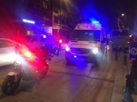 Halk otobüsü genç bayana çarptı