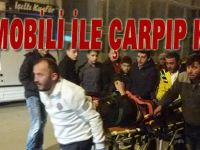 Bafra`da otomobil ile motosiklet çarpıştı: 1 Yaralı