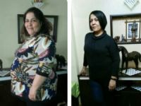 1 yılda 84 kilo verdi