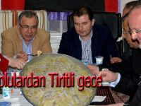 Bafra Sinoplular derneğinden geleneksel tirit gecesi