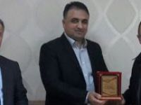 Alaçam'da tayini çıkan memurlara veda yemeği