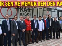 Eğitim Bir sen ve Memur sen`den kan bağışı