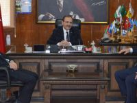 BAŞKAN ŞAHİN, BAFRA MEMUR-SEN’İ MAKAMINDA KABUL ETTİ