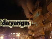 Bafra`da yangın