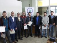 Mesleki Eğitim Merkezi'nde belge töreni