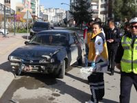 Samsun'da trafik kazası : 1 yaralı