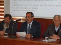 Genel kurulda beyanname ve su paraları konuşuldu