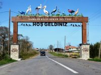 Kuş cennetinde Leylek ilgisi