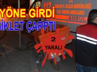 Bafra`da kaza : 2 yaralı