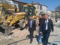 Kavak'ta alt yapı çalışmaları