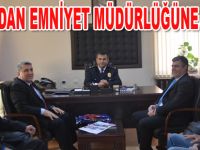 Kızılay`dan İlçe Emniyete Ziyaret