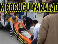 Elektrikli bisiklet çocuğa çarptı