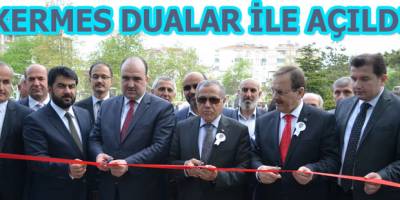 Kermes Dualar Eşliğinde Açıldı