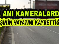 Bafra`da ki kaza anı kamerada