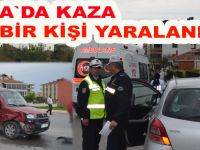 Bafra`da kaza : 1 yaralı