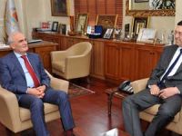 TBF Genel Sekreteri Arısan, Başkan Yılmaz'ı ziyaret etti