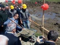Alaçam Sanayi Sitesi Camii temeli törenle atıldı