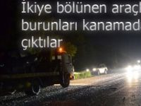Bu otomobillerden burunları kanamadan çıktılar