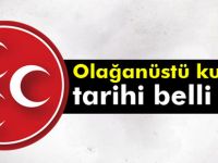 Kurultay Tarihi Belirlendi